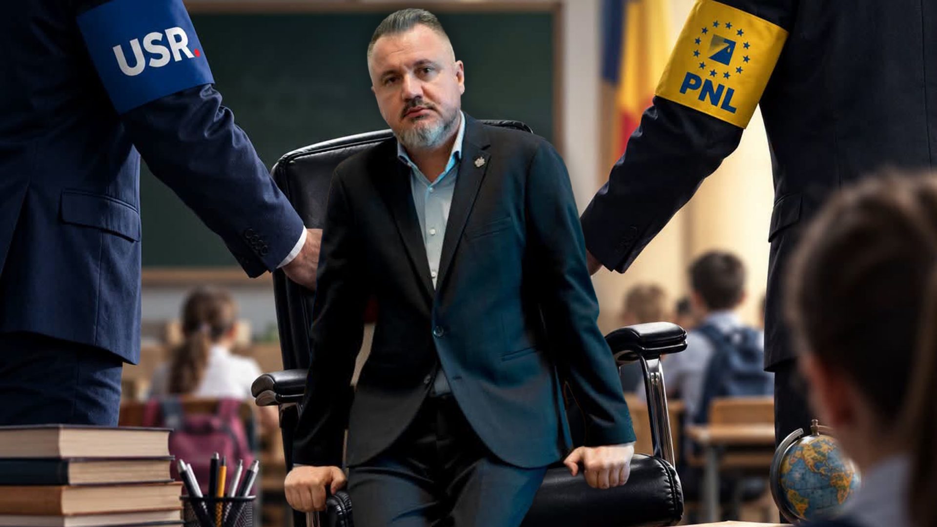 Deputatul PSD Romeo Lungu acuză PNL și USR că transformă unitățile de învățământ din județul Buzău în sedii de partid, prin numiri politice pe bandă rulantă în funcții de conducere