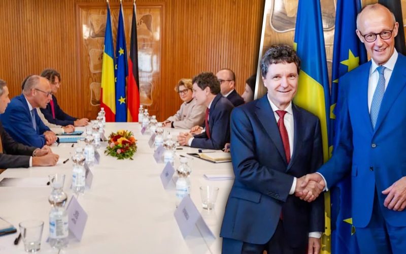 Nicușor Dan și Friedrich Merz, discuții strategice la Rovaniemi Președintele României, Nicușor Dan, s-a întâlnit cu cancelarul federal al Germaniei, FRIEDRICH MERZ, în marja Summitului European dedicat Regiunii Arctice, desfășurat la Rovaniemi