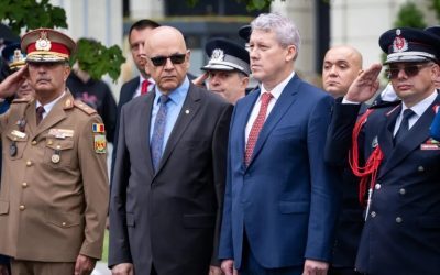 Vicepremierul și ministrul Afacerilor Interne, CĂTĂLIN PREDOIU, a participat duminică, 13 septembrie, la ceremonia dedicată celor 178 de ani de la Bătălia din Dealul Spirii, desfășurată la Monumentul Eroilor Pompieri din București