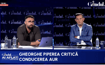 Europarlamentarul AUR, GHEORGHE PIPEREA, a criticat vehement conducerea partidului, susținând că formațiunea politică a stagnat în ultimele patru luni, ratând oportunități semnificative de consolidare politică