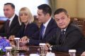 Liderul PSD, SORIN GRINDEANU, a declarat, joi, la ieșirea de la consultările de la Palatul Cotroceni, că în prezent niciuna dintre taberele politice nu dispune de o majoritate parlamentară clară pentru învestirea unui nou Guvern