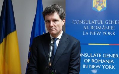 Donald Trump a sosit cu elicopterul la New York, unde a avut loc o întâlnire bilaterală cu președintele francez Emmanuel Macron la Trump Tower