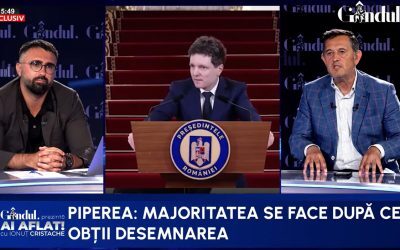 Avocatul Piperea, propunere neașteptată pentru funcția de premier Avocatul Gheorghe Piperea consideră că ar fi o variantă potrivită pentru funcția de prim-ministru și că și-ar asuma responsabilitatea