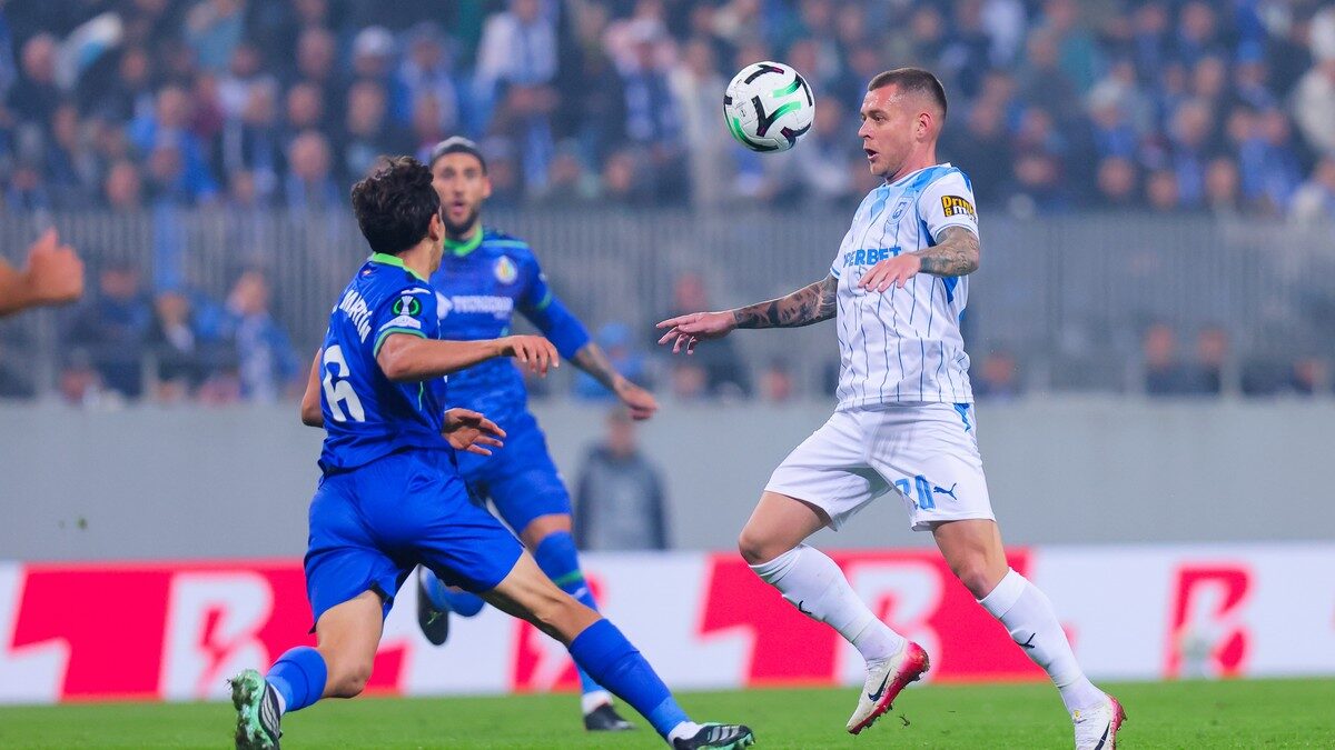 Universitatea Craiova a debutat cu o remiză, 1-1, pe teren propriu, împotriva echipei spaniole Getafe, în prima etapă a grupei Conference League