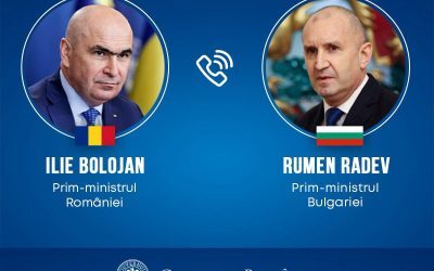 Discuții de securitate maritimă între România și Bulgaria Ilie Bolojan, ministrul Transporturilor și Infrastructurii din România, a avut o discuție telefonică cu premierul Bulgariei, Rumen Radev, pe tema deteriorării situației de securitate din Marea Neagră