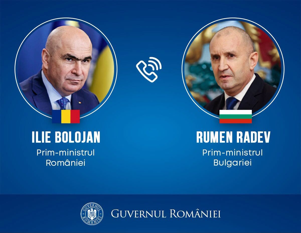 Discuții de securitate maritimă între România și Bulgaria Ilie Bolojan, ministrul Transporturilor și Infrastructurii din România, a avut o discuție telefonică cu premierul Bulgariei, Rumen Radev, pe tema deteriorării situației de securitate din Marea Neagră