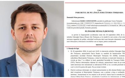 Noul edil USR al Timișoarei, Ruben Lațcău, se confruntă cu o plângere penală depusă la Parchetul de pe lângă Judecătoria Timișoara