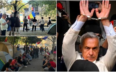 Zeci de susținători ai lui Călin Georgescu au continuat protestele, sâmbătă, în fața Arestului Central din Capitală, la a 12-a zi de manifestații în sprijinul fostului candidat la prezidențiale, arestat într-un dosar de înșelăciune