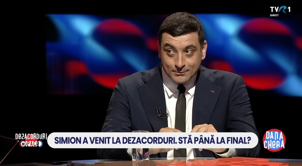 Raport privind anularea alegerilor prezidențiale, prezentat săptămâna viitoare în Parlament Liderul AUR, George Simion, a anunțat la TVR 1 că un raport referitor la anularea alegerilor prezidențiale din 2024 va fi prezentat marțea viitoare în Parlament, în cadrul Comisiei de Abuzuri