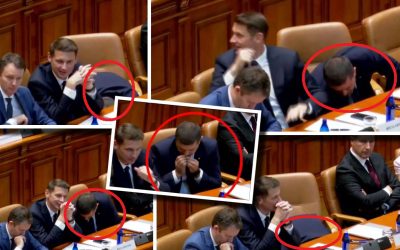 Premierul desemnat SIEGFRIED MUREȘAN a primit miercuri, în plenul reunit al Camerei Deputaților și Senatului, chiar înaintea votului de învestitură, un cadou neașteptat: o plantă de mentă în ghiveci