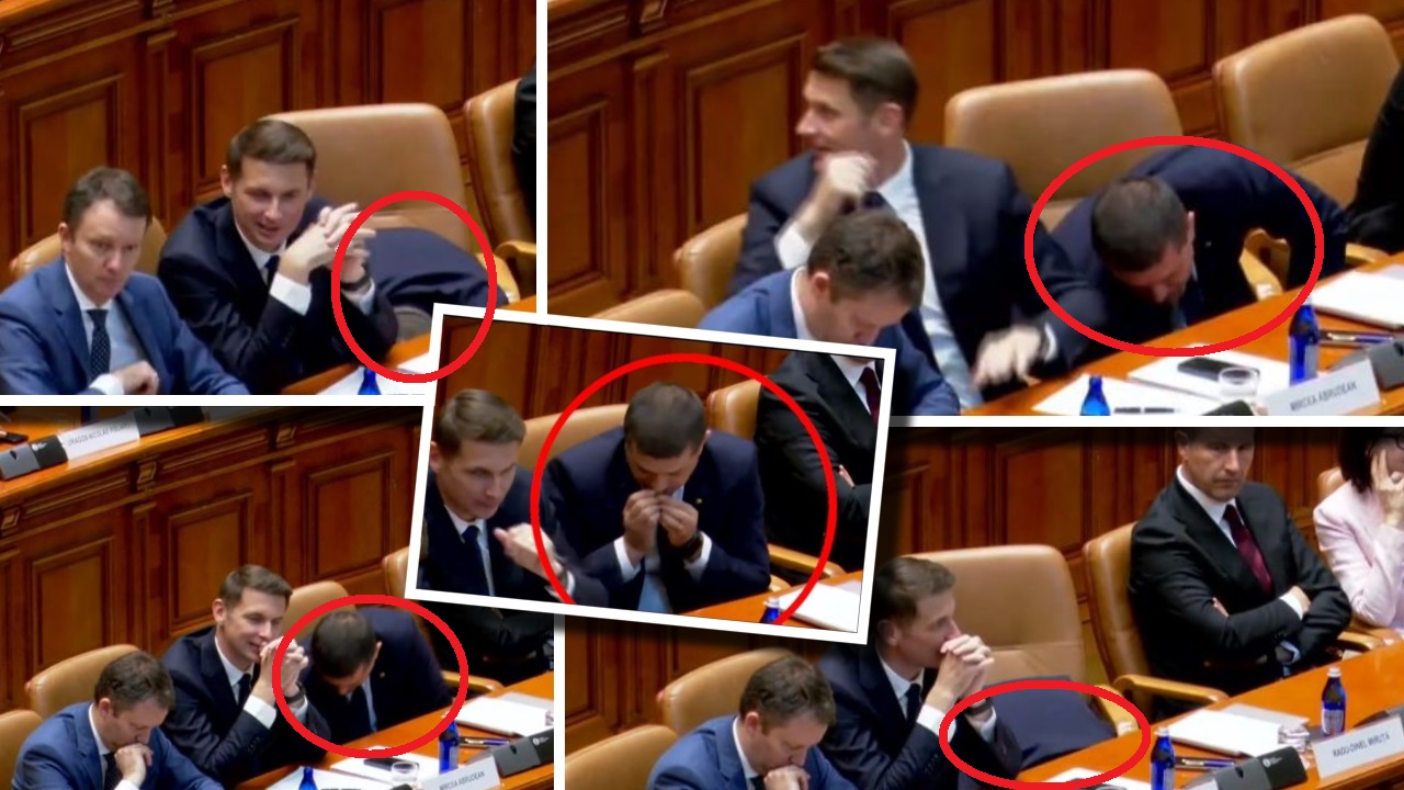 Premierul desemnat SIEGFRIED MUREȘAN a primit miercuri, în plenul reunit al Camerei Deputaților și Senatului, chiar înaintea votului de învestitură, un cadou neașteptat: o plantă de mentă în ghiveci