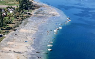 Lacul Constanța, cea mai mare sursă de apă potabilă din Europa Centrală, se confruntă cu o secetă alarmantă, atingând cel mai scăzut nivel din ultimii 135 de ani